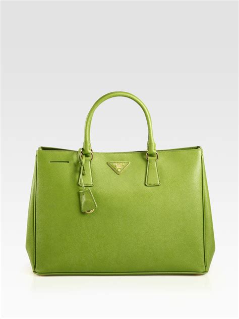 prada saffiano lux green|Prada odette saffiano.